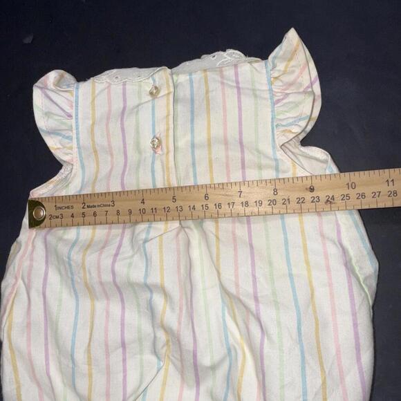Vintage Health-Tex  Baby Bubble Retro Vibrant Colors Striped 9 Months Health Tex - Picture 11 of 15